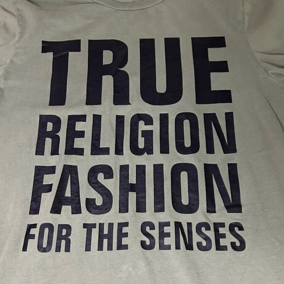 𝅺True Religion Fashion For Senses Tee • Used • Size: Medium​ - Picture 6 of 7
